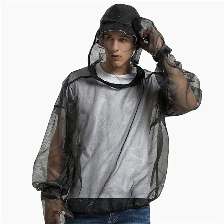 Moskito-Schutz-Anzug Mesh-Top + Hose 2-teiliges Set für Outdoor-Camping, Wandern, Reisen