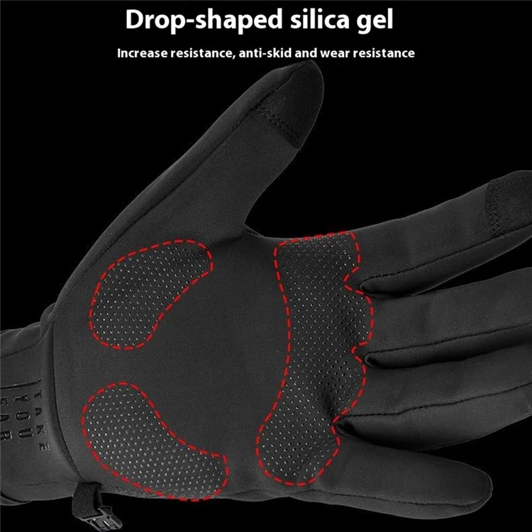 BOODUN Z342171 1 Pair Men Women Outdoor Running Gloves Lycra Breathable Touch Screen Sports Gloves - Black S / M