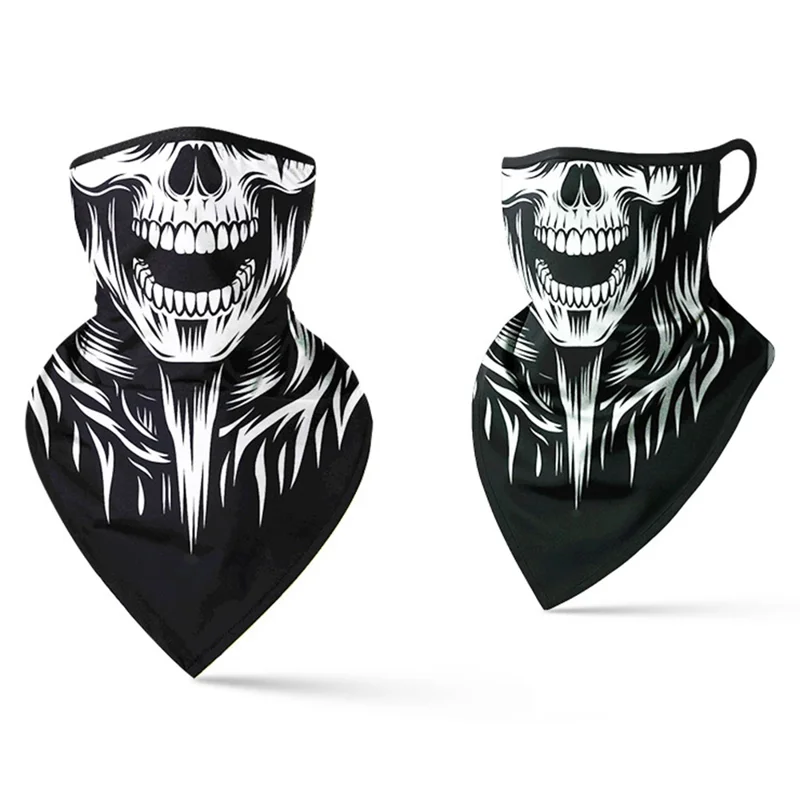 Milk Silk Neck Gaiter Triangle Scarf Breathable Sun Protection Face Mask for Cycling / Fishing / Outdoor Sports - QXSJJ-020