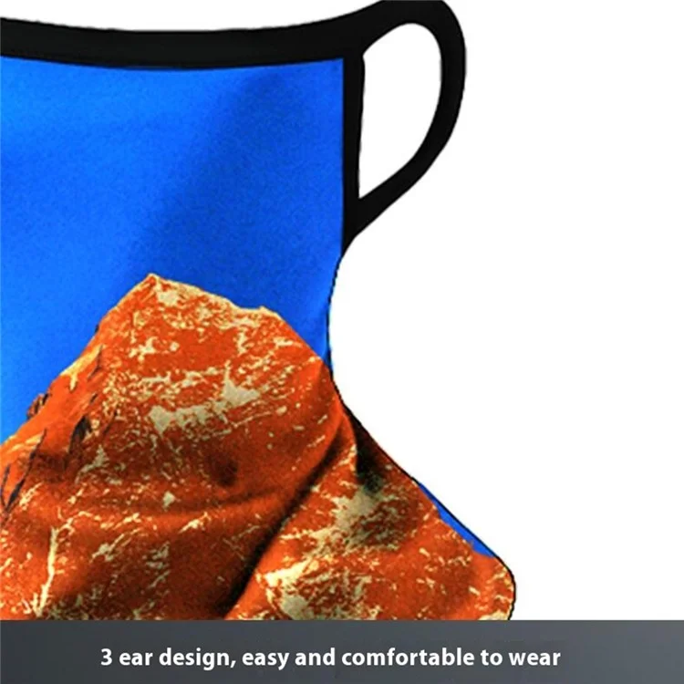 Milk Silk Neck Gaiter Triangle Scarf Breathable Sun Protection Face Mask for Cycling / Fishing / Outdoor Sports - QXSJJ-025