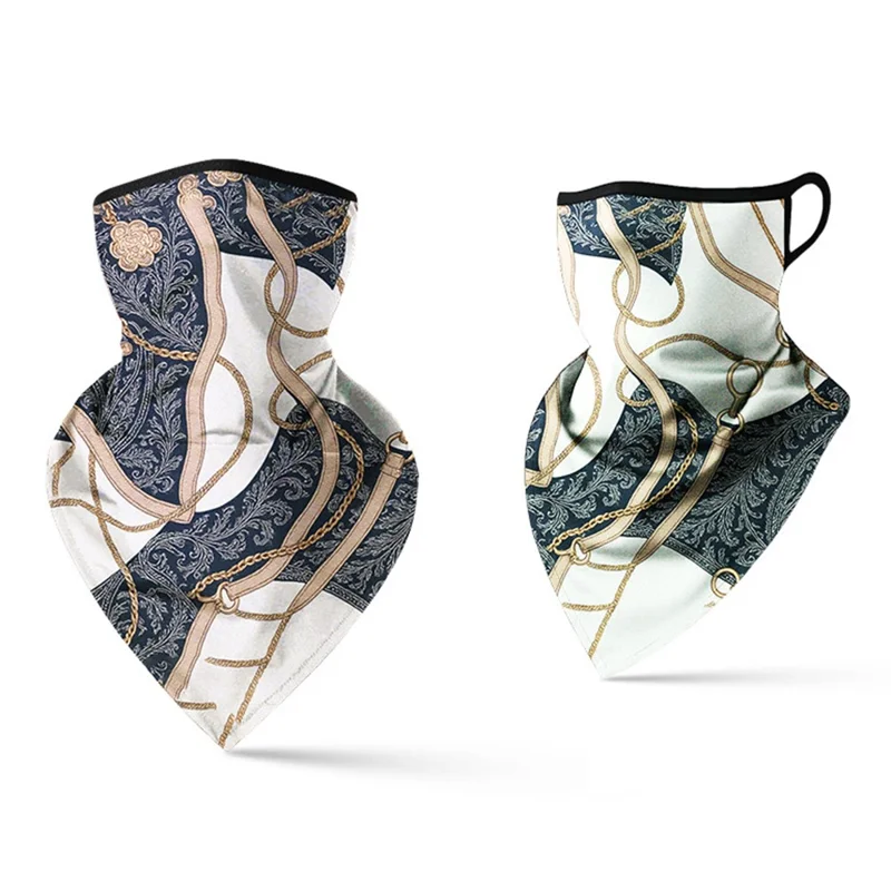 Milk Silk Neck Gaiter Triangle Scarf Breathable Sun Protection Face Mask for Cycling / Fishing / Outdoor Sports - QXSJJ-052