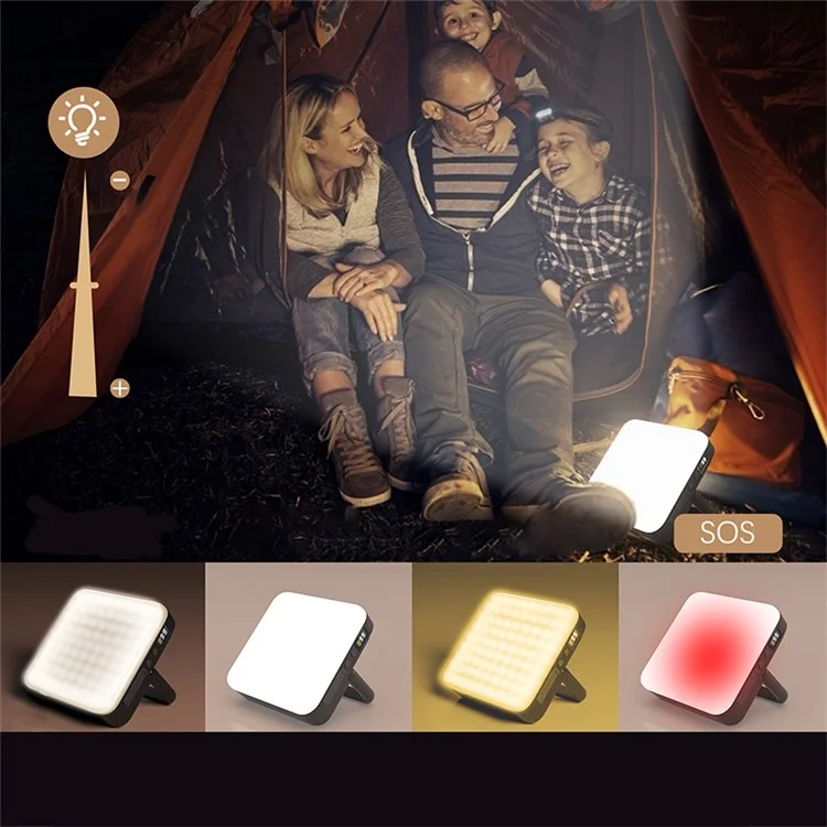 Portable LED Spotlight Work Light Outdoor Camping Fishing Repairing Lighting with 4 Modes