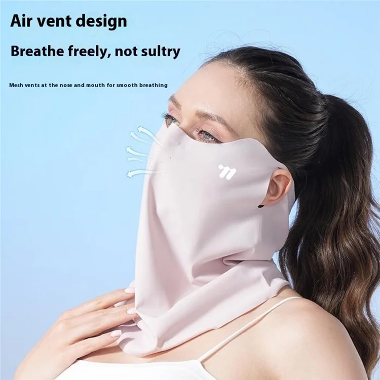WEST BIKING YP0201468 Cache-cou Protection UV UPF50+ Masque Respirant Couvre-visage Intégral pour Cyclisme et Pêche - Rose