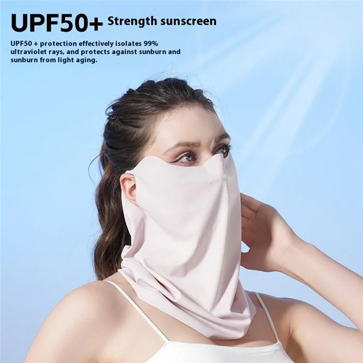 WEST BIKING YP0201468 Cache-cou Protection UV UPF50+ Masque Respirant Couvre-visage Intégral pour Cyclisme et Pêche - Rose