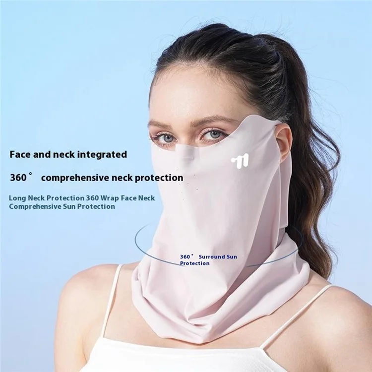 WEST BIKING YP0201468 Cache-cou Protection UV UPF50+ Masque Respirant Couvre-visage Intégral pour Cyclisme et Pêche - Rose