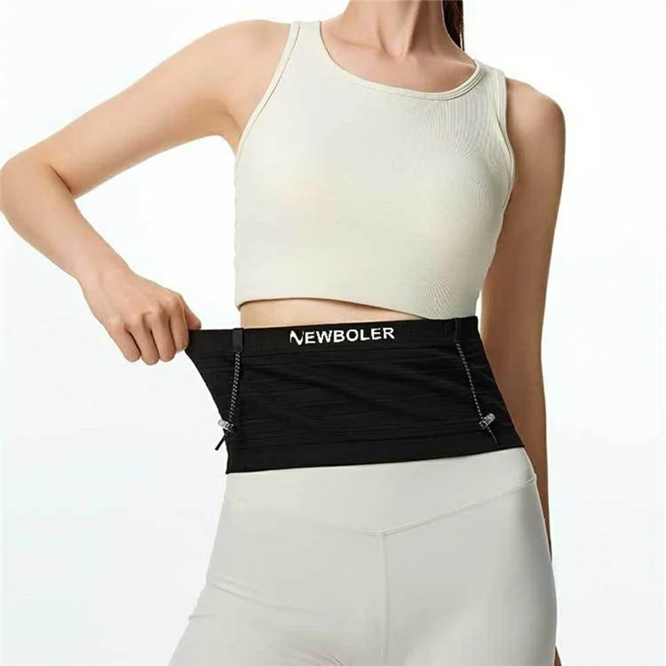 NEWBOLER BIKF-BAG652 Bolsa de Cintura Ultrafina para Corrida de Maratona com Armazenamento de Celular - P