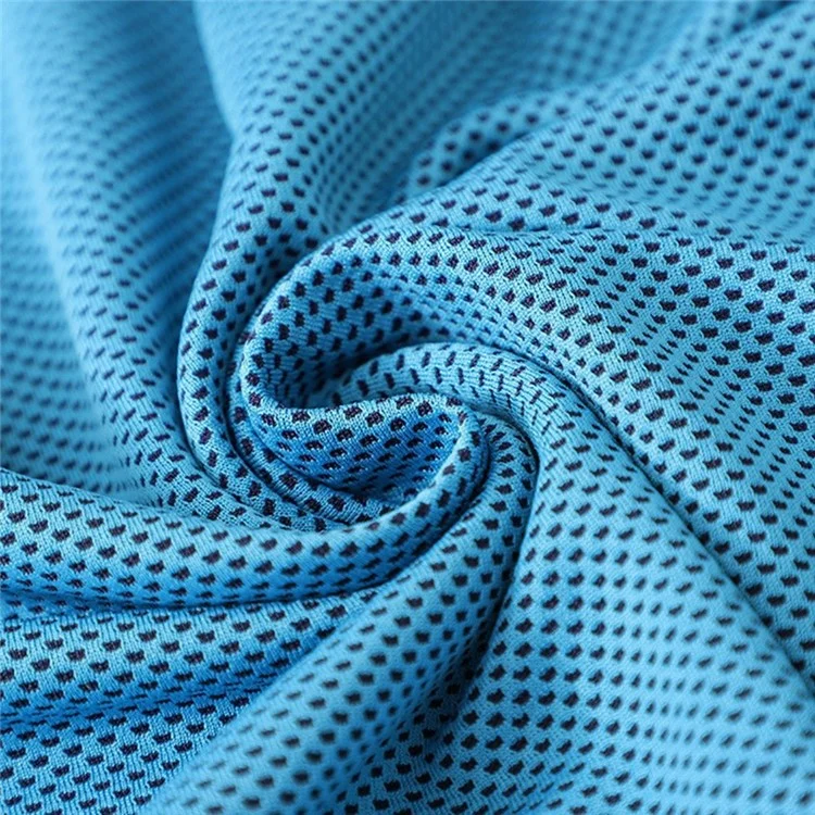 Toalla de playa portátil de microfibra de secado rápido y enfriamiento, poncho con capucha, toalla de baño absorbente, 80x160cm - Azul cielo
