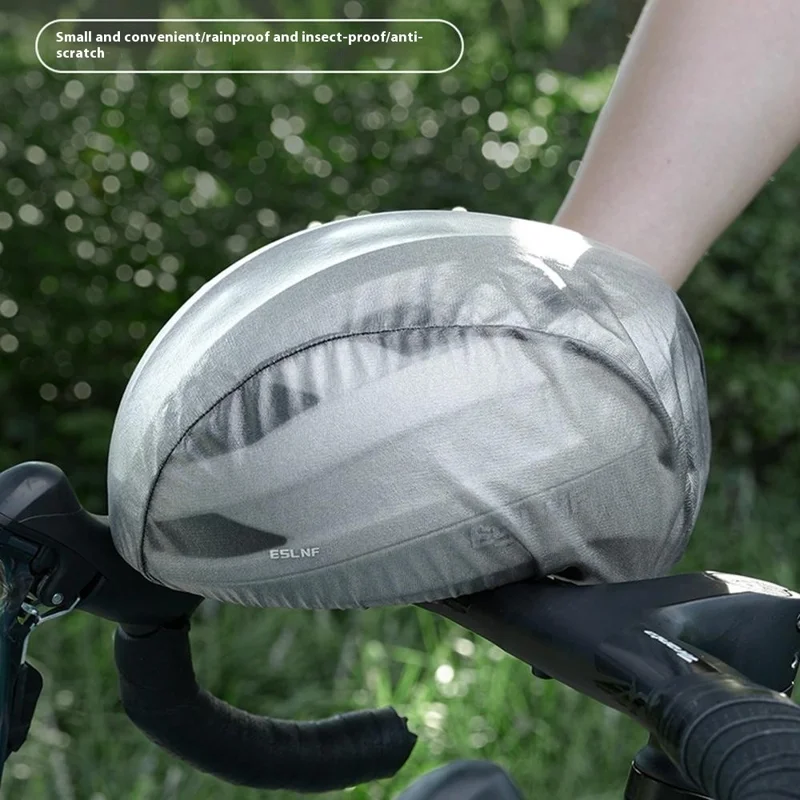 ESLNF 01AD0001 Cycling Helmet Rain Cover Waterproof Dustproof Elastic Rain Shield for Bike Helmet