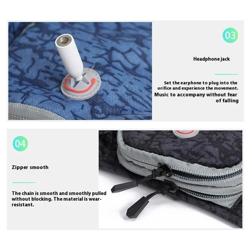YF-YB001 Pochete Esportiva para Corrida e Caminhada Unissex - Verde