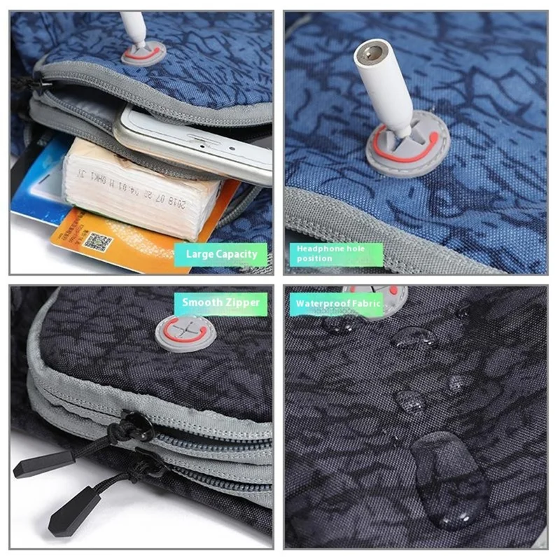 YF-YB001 Pochete Esportiva para Corrida e Caminhada Unissex - Verde