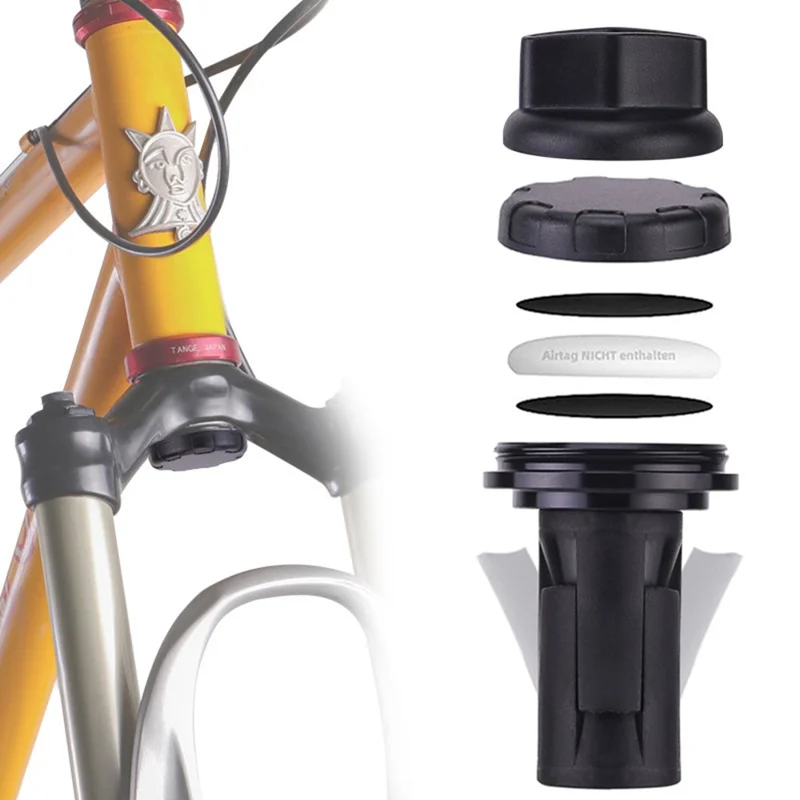 Mountain Bicycle Front Fork Mount for AirTag Anti Theft Protective Case Expansion Lock Bracket