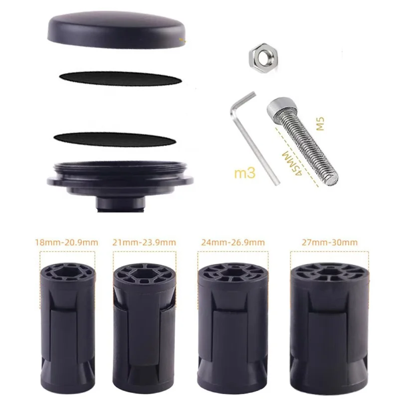 Mountain Bicycle Front Fork Mount for AirTag Anti Theft Protective Case Expansion Lock Bracket