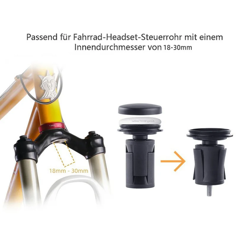 Soporte Antirrobo para AirTag con Montaje en Horquilla Delantera de Bicicleta - Funda Protectora para Tubo Inferior