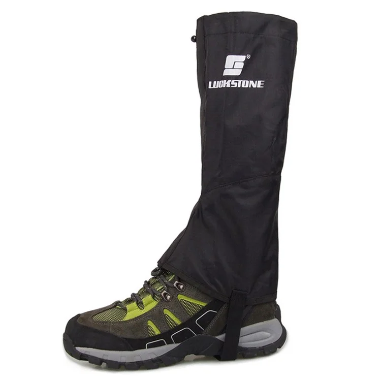LUCKSTONE 1 Paire de Protège-Jambes Imperméables pour le Ski, le Trekking, le Sac à Dos, la Randonnée, le Camping, Taille M