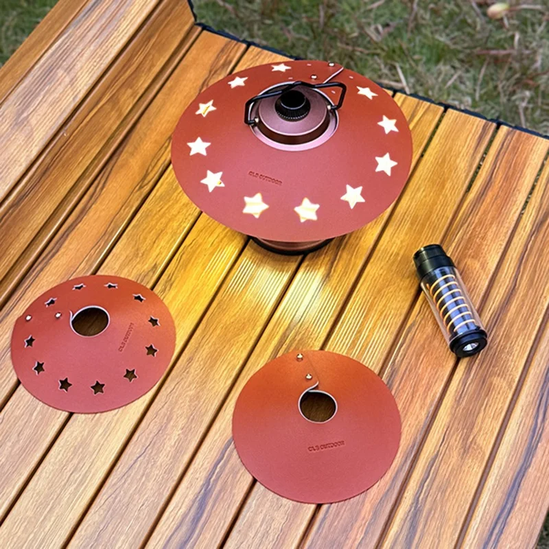 Housse de lampe de couleur unie de taille S CLS Portable en cuir PU pour le camping en plein air - Vert armée