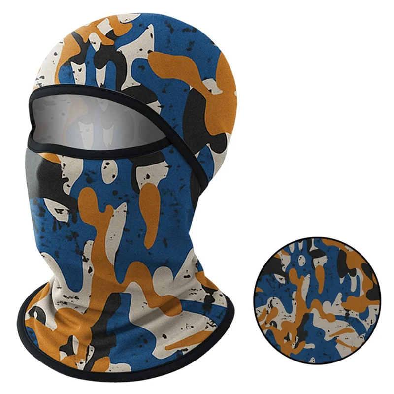 Summer Outdoor Sun Protection Head Cover Cycling Face Mask Ice Silk Neck Gaiter - ZMTT001 - Personalized Camouflage
