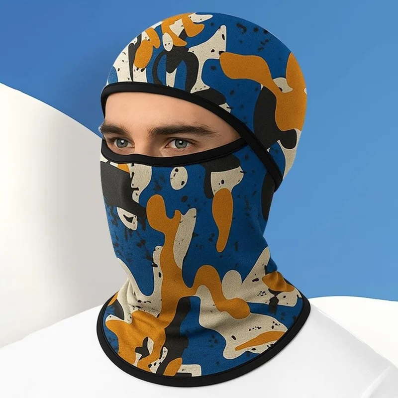 Summer Outdoor Sun Protection Head Cover Cycling Face Mask Ice Silk Neck Gaiter - ZMTT001 - Personalized Camouflage