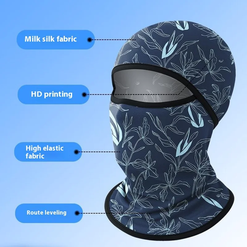 Summer Outdoor Sun Protection Head Cover Cycling Face Mask Ice Silk Neck Gaiter - ZMTT001 - Personalized Camouflage