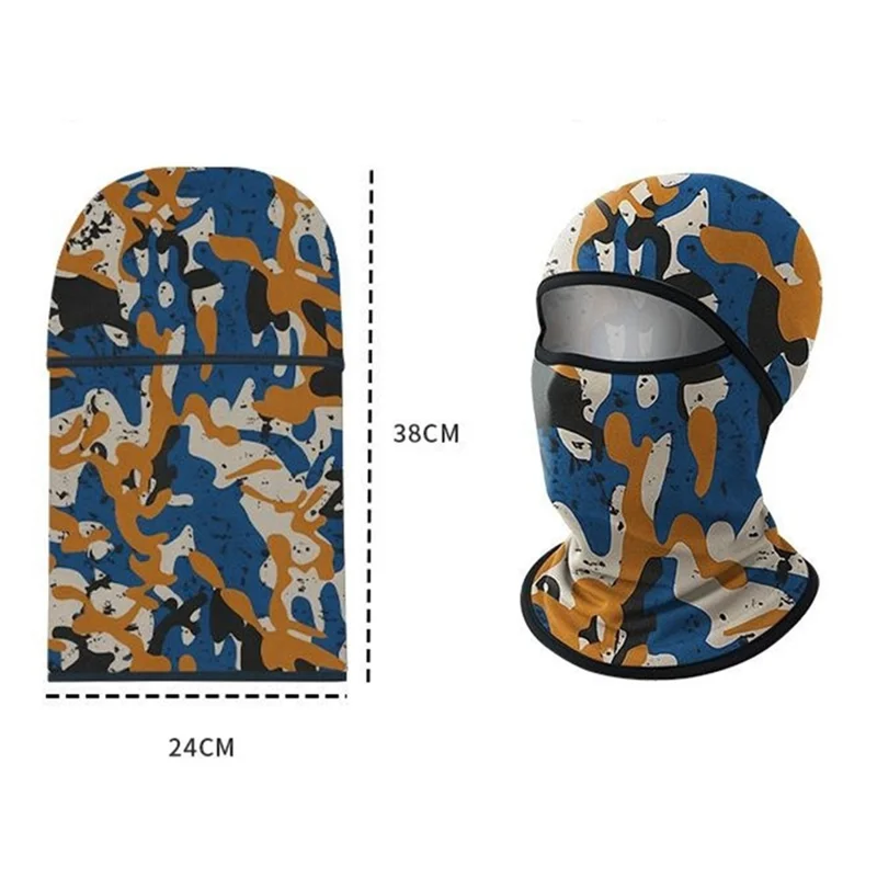 Summer Outdoor Sun Protection Head Cover Cycling Face Mask Ice Silk Neck Gaiter - ZMTT001 - Personalized Camouflage