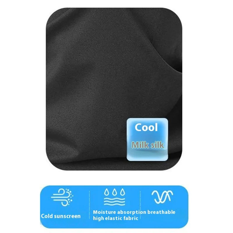 Masque de moto Plein Visage Soie de Lait Coupe-Vent Fin Respirant Écran Facial Cyclisme Été - JBTT-08