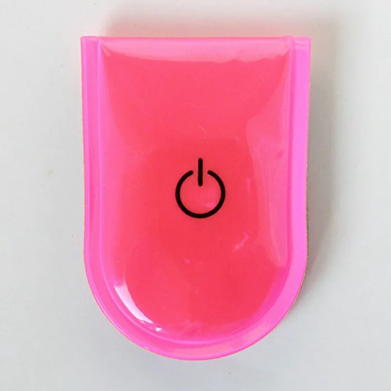 10 Uds. / Juego de Luces LED Magnéticas Intermitentes para Correr de Noche con Advertencia de Seguridad - Rosa
