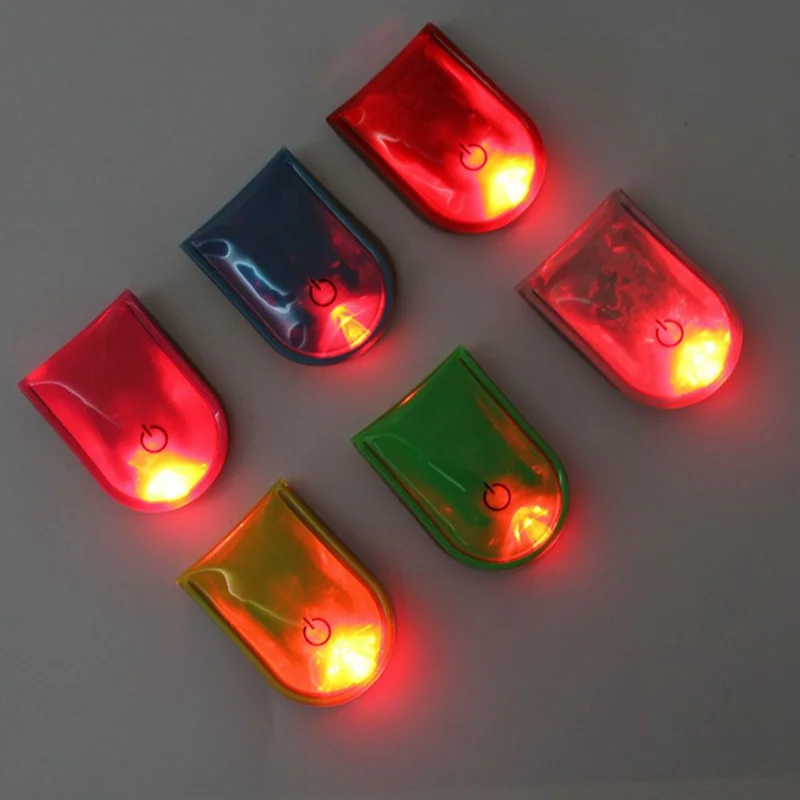 10 Uds. / Juego de Luces LED Magnéticas Intermitentes para Correr de Noche con Advertencia de Seguridad - Rosa