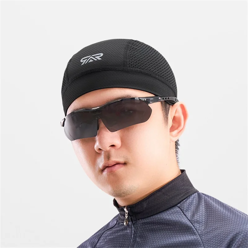 SHINEMEOTH Boné Esportivo Respirável para Uso Externo - Secagem Rápida, Proteção Solar, Absorção de Suor para Ciclismo - Preto