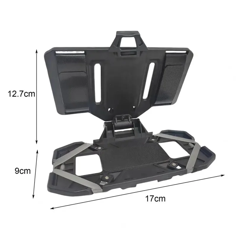 MOLLE-Mounted Foldable Phone Holder Chest Front Vest Attachment Phone Navigation Mount Board - Khaki