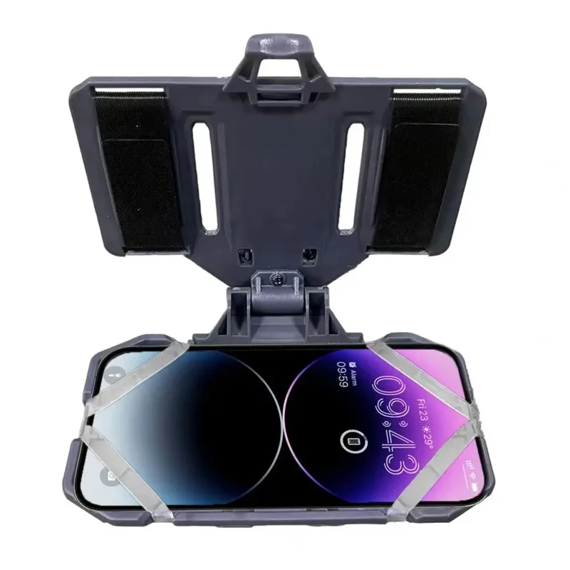 MOLLE-Mounted Foldable Phone Holder Chest Front Vest Attachment Phone Navigation Mount Board - Army Green