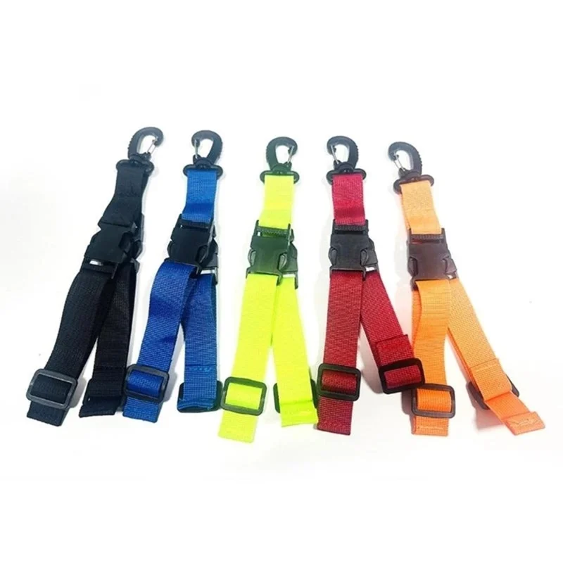 Diving Fins Quick Release Hanging Strap Carrying Belt Nylon Rope for Drying Flippers - Orange