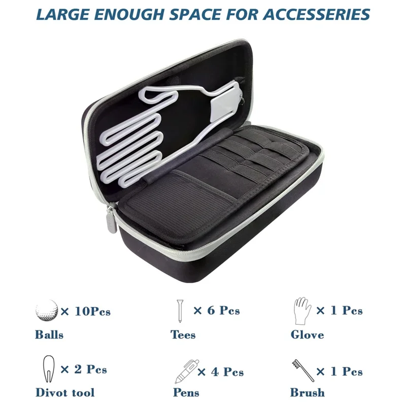 MIS517 Accessori da Golf Custodia Rigida Antipolveore con Portaguanti