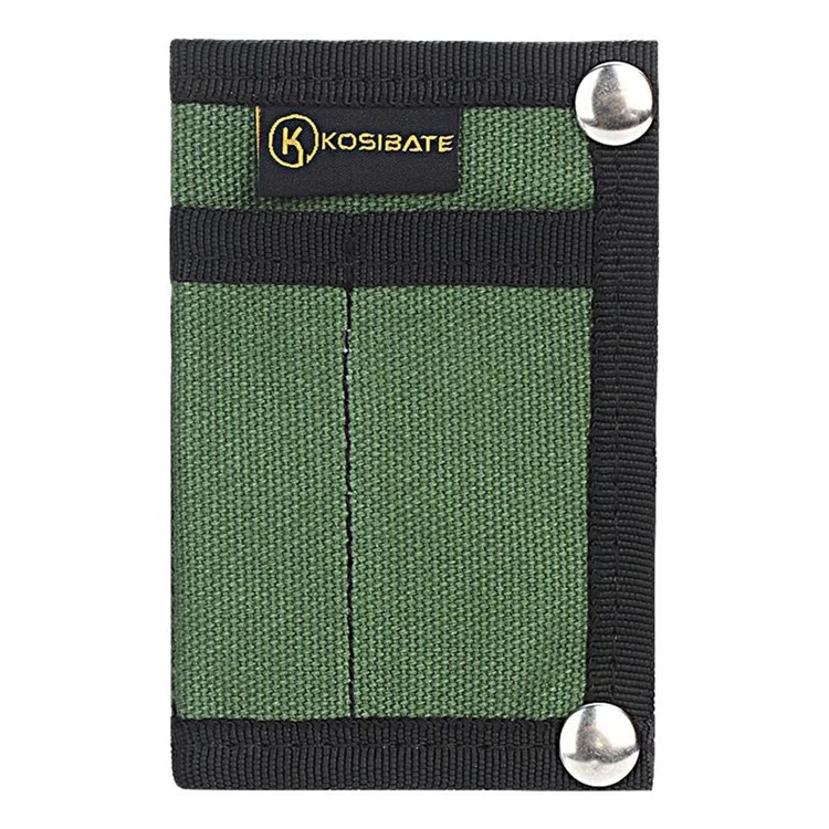 KOSIBATE H241 Sac de rangement tactique portable pour l'extérieur Porte-cartes de crédit pliable - Vert