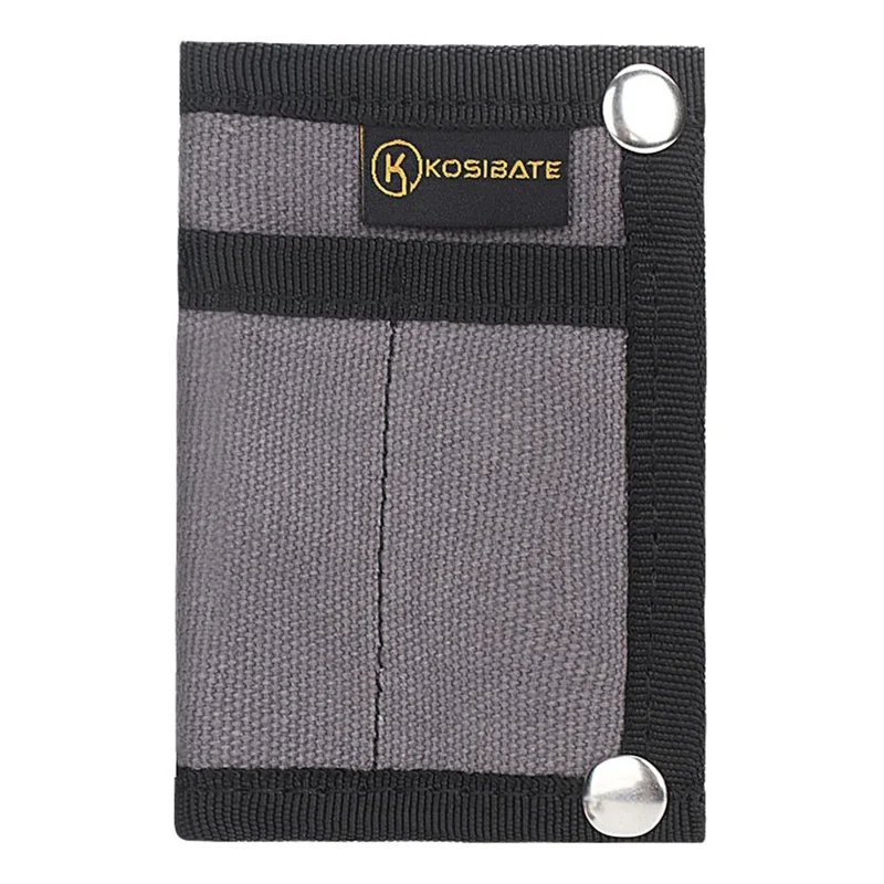 KOSIBATE H241 Portable Outdoor Tactical EDC Tool Storage Bag Foldable Credit Card Holder Pouch - Dark Grey