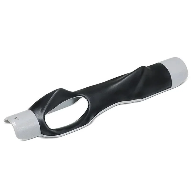 TA021 Golf Club Grip Trainer Beginners Hand Position Corrector Anti Slip Grip (Box Packaging) - Grey