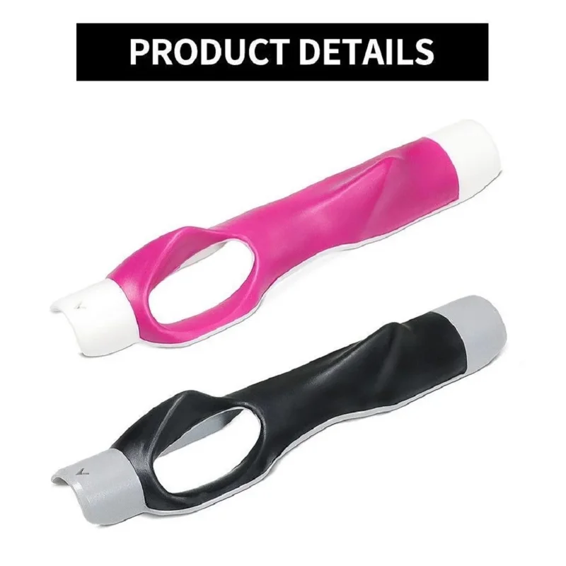 TA021 Golf Club Grip Trainer Beginners Hand Position Corrector Anti Slip Grip (Box Packaging) - Grey