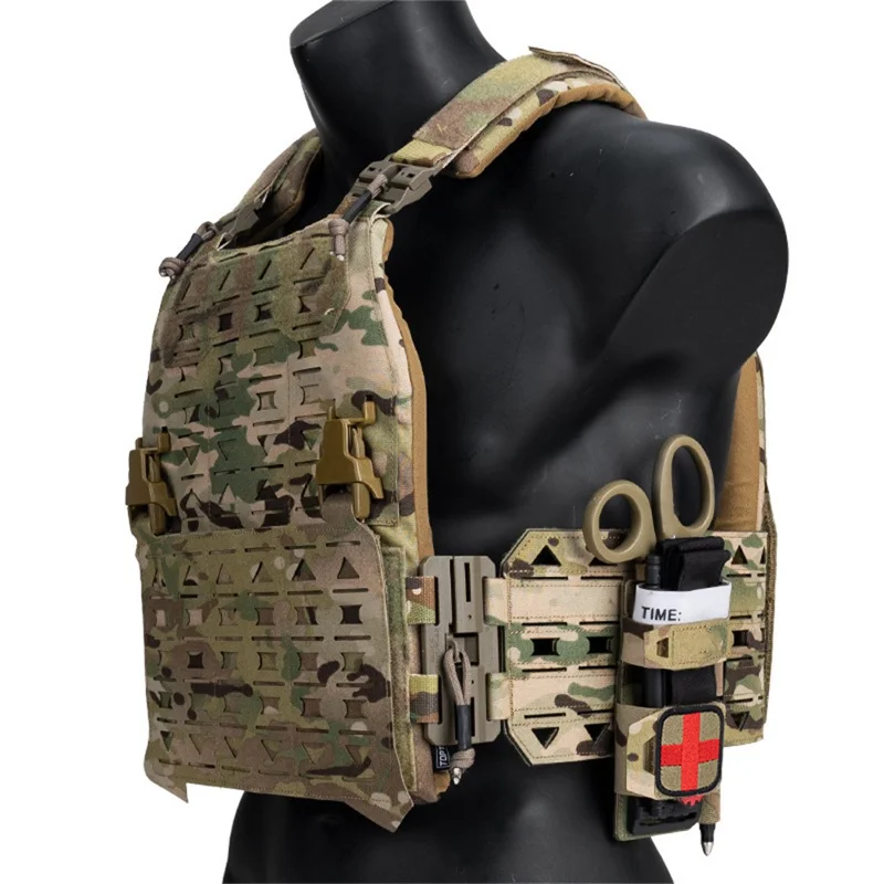 TE012 Bolsa de Armazenamento Médico de Emergência para Torniquete e Tesouras - MOLLE para Exteriores, Camuflagem para Campismo e Caminhadas