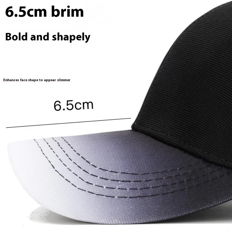 2025181 Cappellino da Baseball Quattro Stagioni Anti-Sole in Policotone - Nero con Sfumature Eleganti