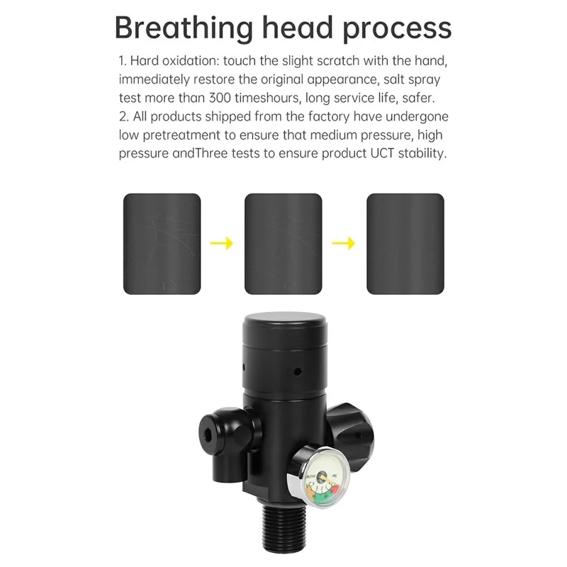 DIDEEP X4000Pro Equipo de Buceo de 1L con Tanque de Oxígeno Subacuático, Correa para Hombro, Gafas, Adaptador y Bolsa de Transporte - Negro+Plata