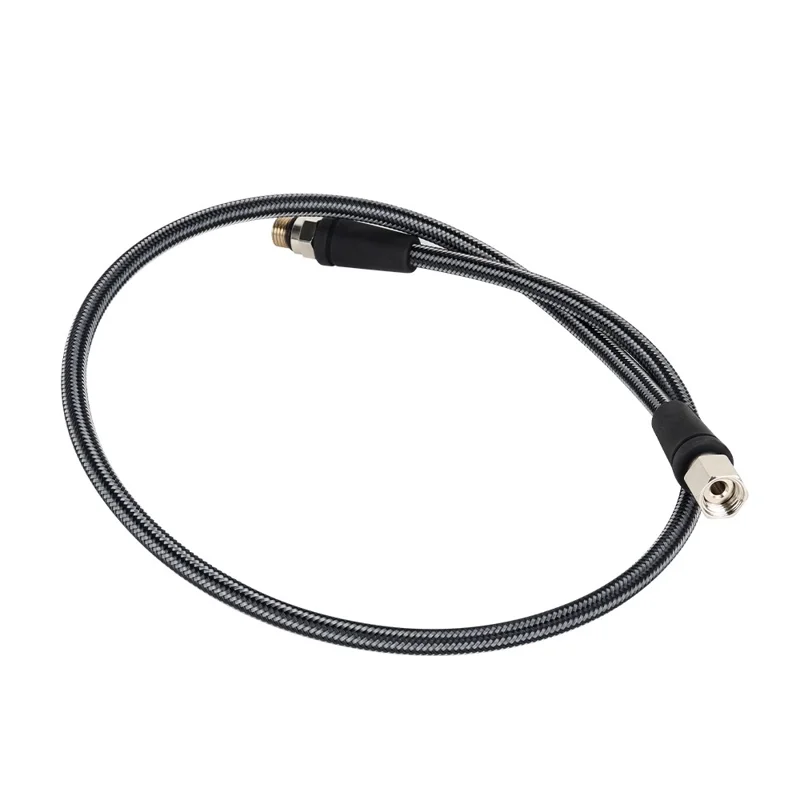 Tuyau de régulateur de plongée sous-marine DIDEEP de 80 cm, tuyau tressé en fibre de carbone, filetage 7/16-20 UNF, haute pression