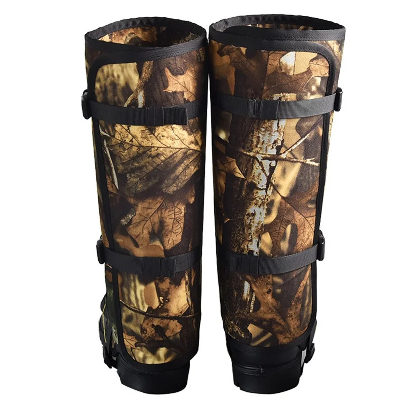 LUCKSTONE 2 Stück Outdoor Wandergamaschen Dschungel Trekking Verstellbare Fußbekleidungsabdeckung mit Aufbewahrungstasche, Größe S