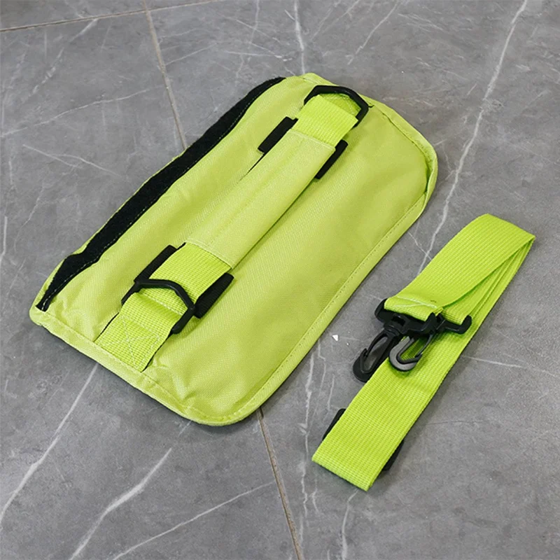 Bolsa Portátil Miniatura para Tacos de Golfe - Leve, Armazena 1-5 Tacos, com Alça de Ombro - Preto