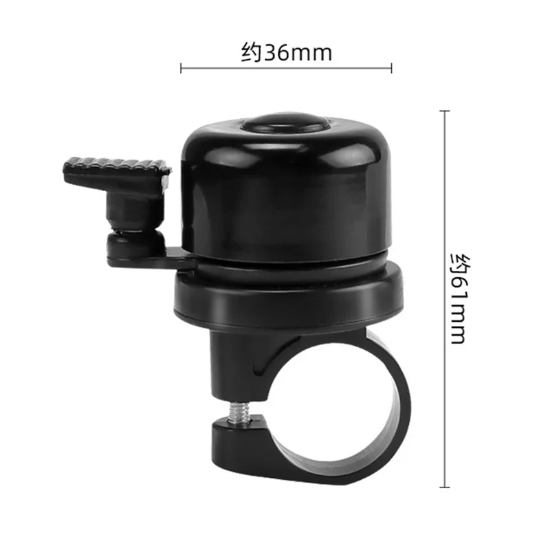 Supporto localizzatore per Apple AirTag, antifurto, campanello per mountain bike, in lega di alluminio, campanello per pollice da bicicletta
