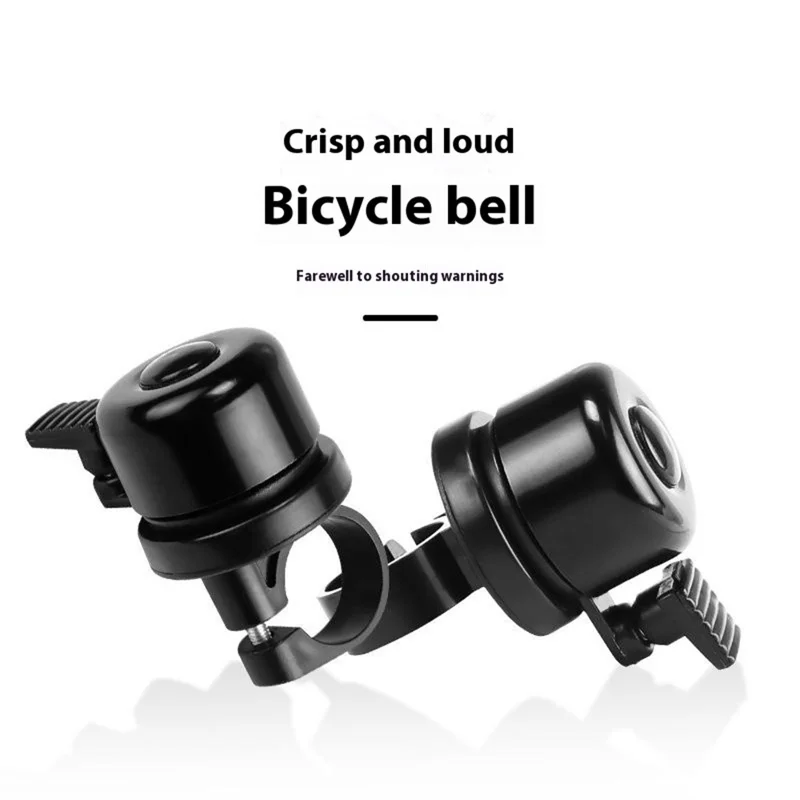Supporto localizzatore per Apple AirTag, antifurto, campanello per mountain bike, in lega di alluminio, campanello per pollice da bicicletta