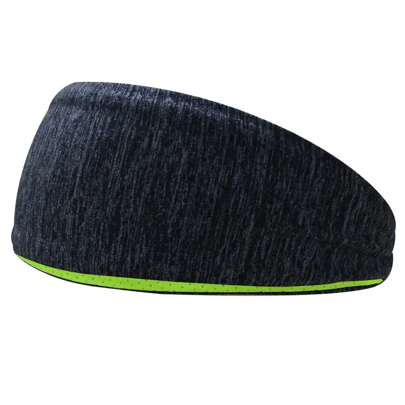 GY-A83 Sweat Wicking Headband for Men Women Fitness Yoga Running Sports Hair Band Lightweight Sweatband - Dark Grey