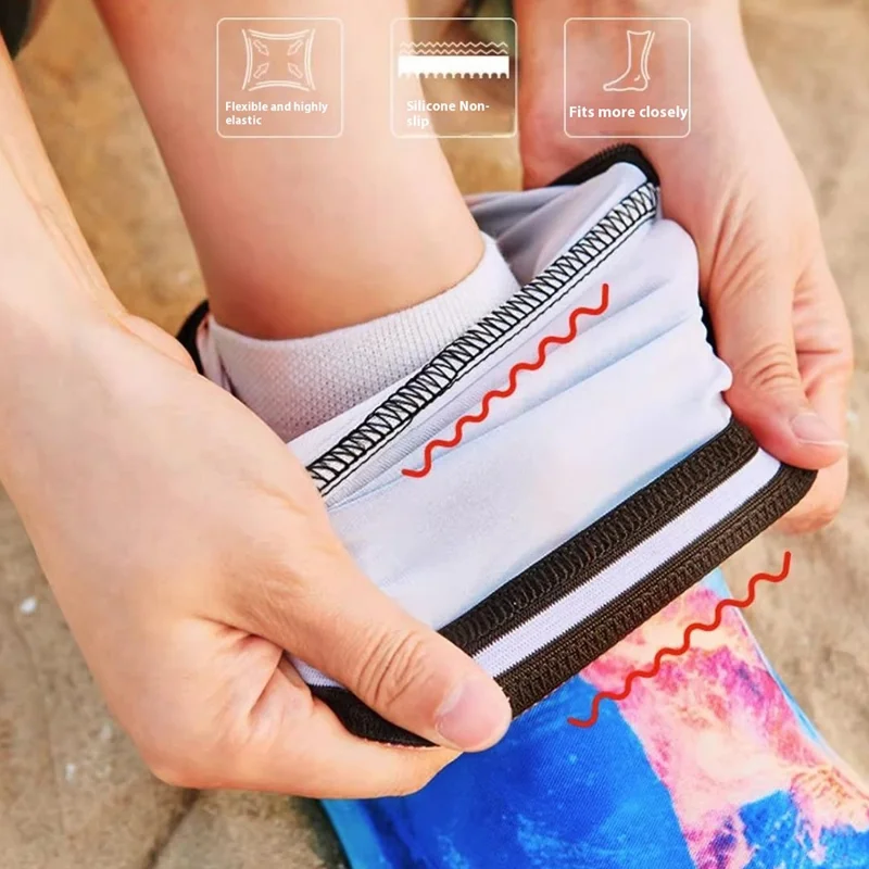 1 Pair Desert Hiking Anti Sand Shoe Covers Outdoor Travel Shoe Protection Cover - Starry Sky / XS