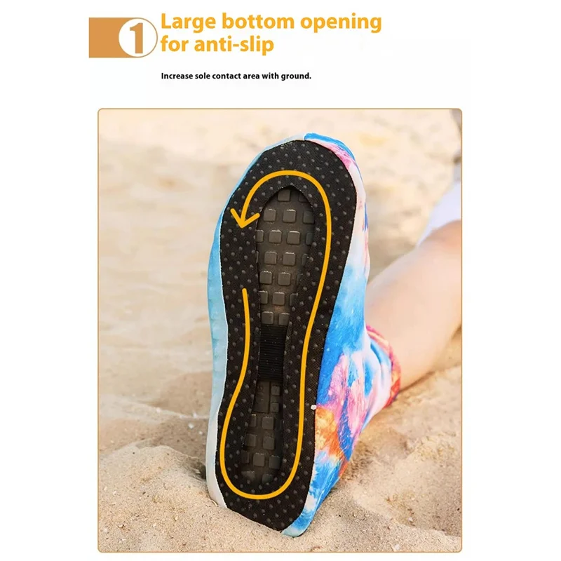 1 Pair Desert Hiking Anti Sand Shoe Covers Outdoor Travel Shoe Protection Cover - Starry Sky / XS