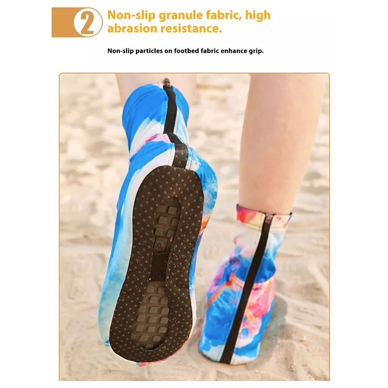 1 Pair Desert Hiking Anti Sand Shoe Covers Outdoor Travel Shoe Protection Cover - Starry Sky / XS
