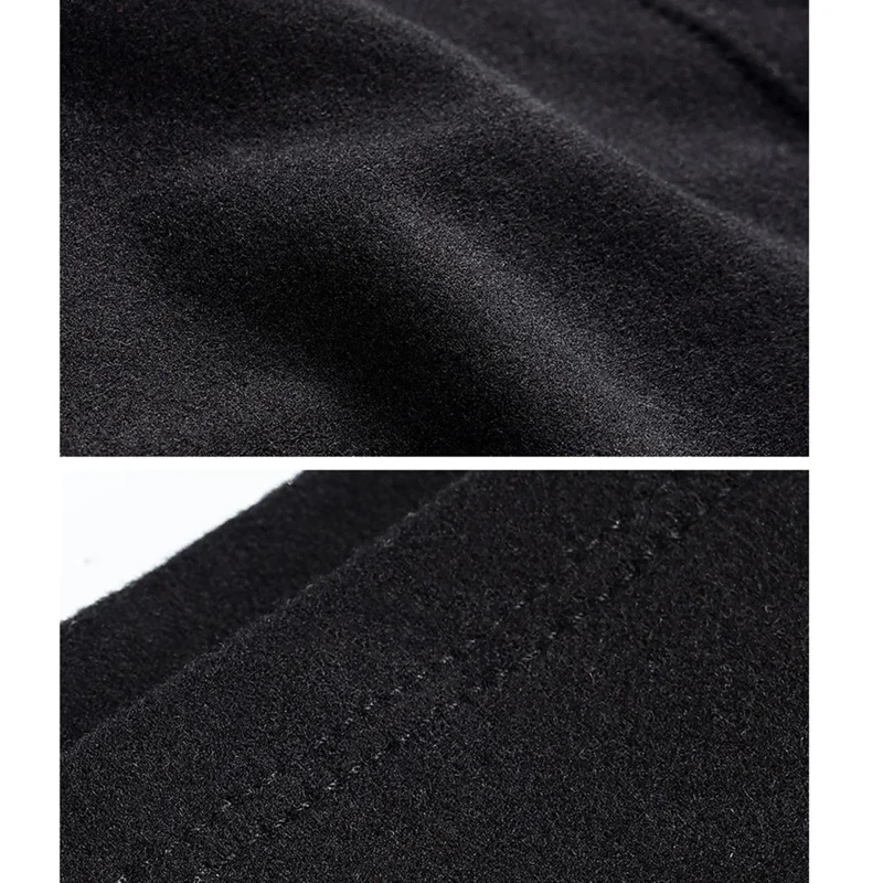 DTJ58 Winter Thermal Cycling Face Mask Windproof Elastic Neck Gaiter for Outdoor Skiing Snowboarding - Black