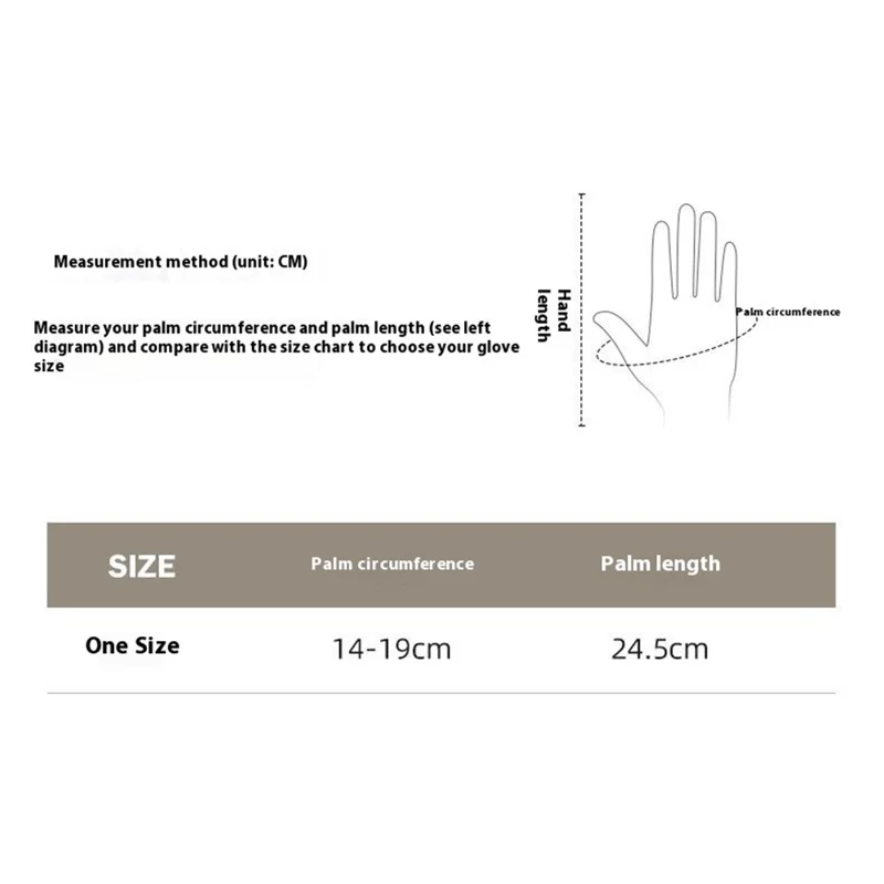 DY56 1 Pair Gloves for Winter Outdoor Windproof Cycling Touchscreen Fleece Lined Gloves - Black