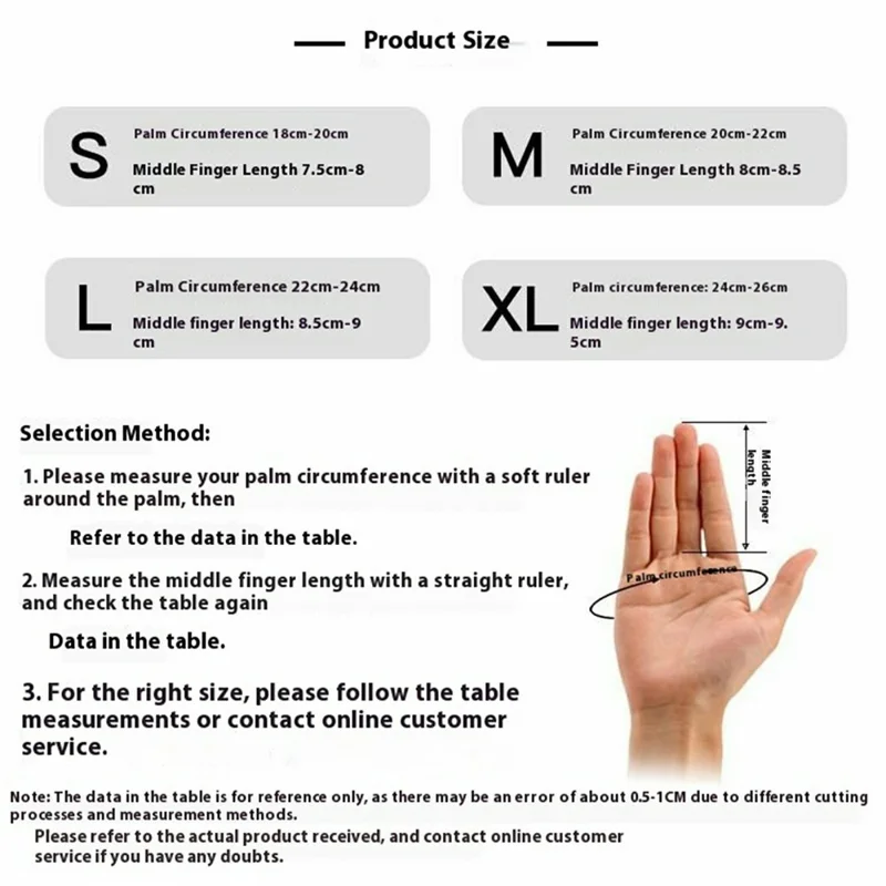 Size S Winter Fleece Lined Windproof Gloves Anti Slip Touch Screen Mittens for Motorcycle Cycling - Black